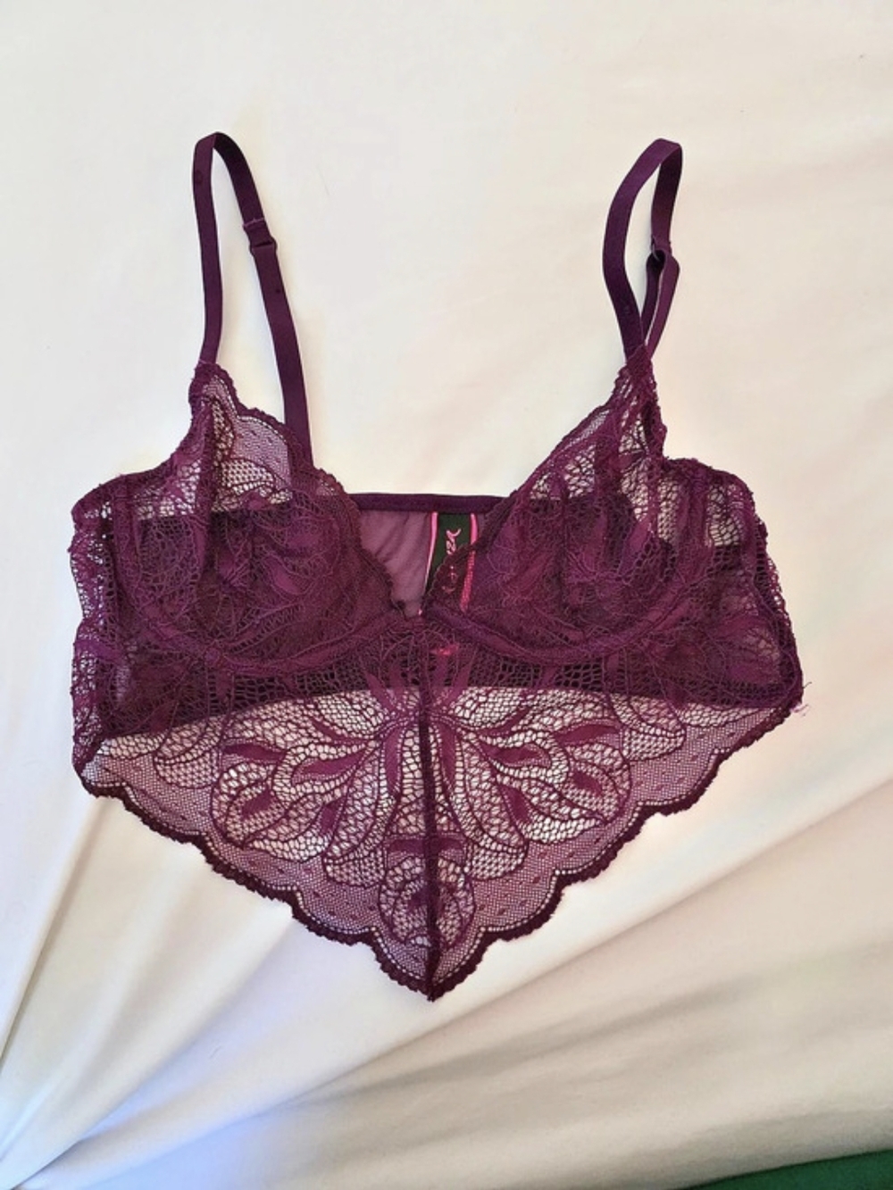 La Senza Lace Bralette in Purple Size Small